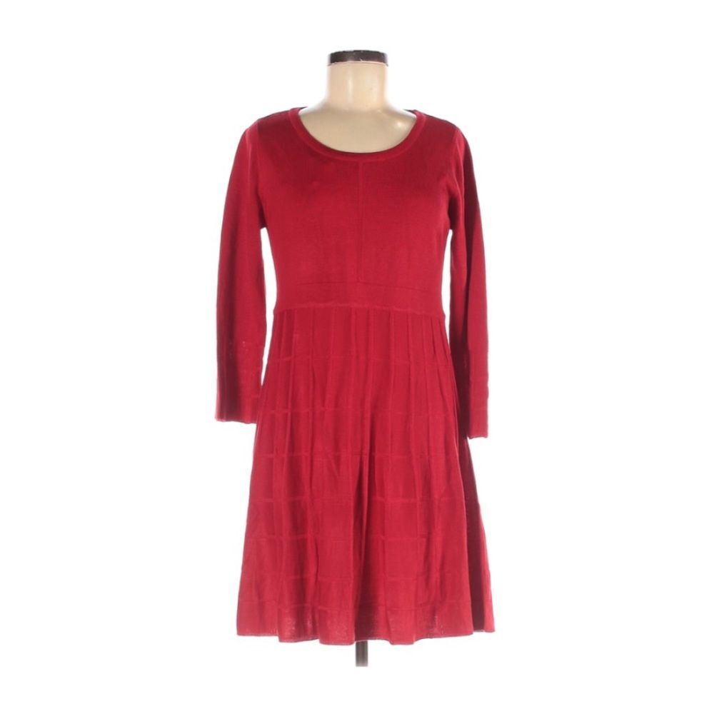 Calvin Klein women's 3/4 Sleeve Casual Light Knit Dress SIZE M